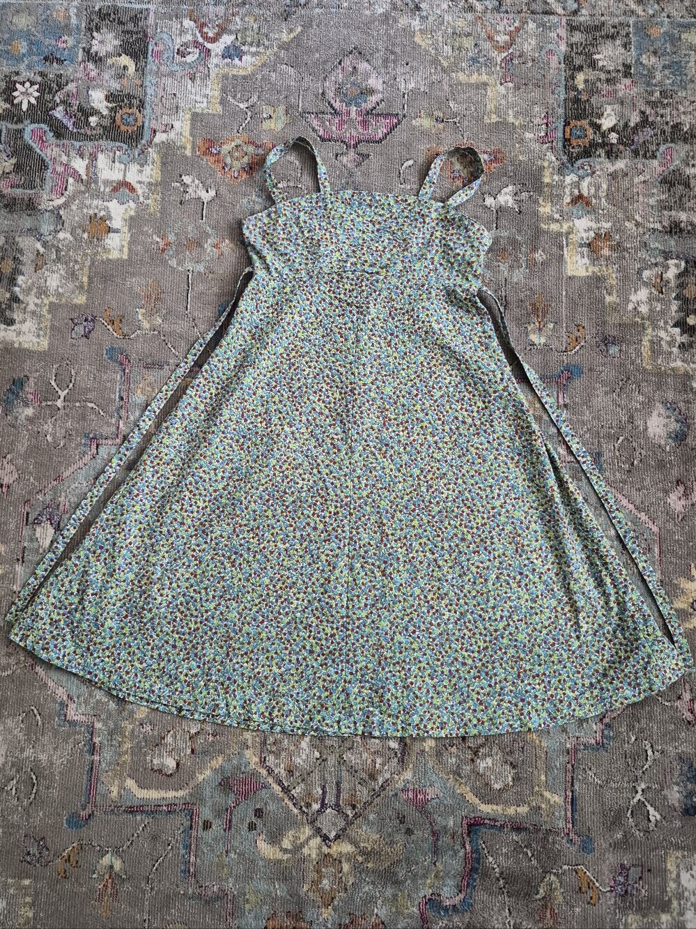 OOPS California Vintage Cottagecore Floral Sundress Prairie Inspired Look